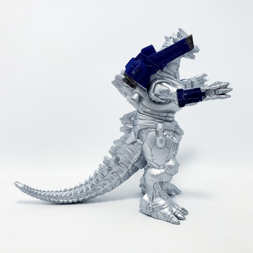 Mecha Godzilla Kiryu Mini Sofubi Vinilo Bandai Box Japon