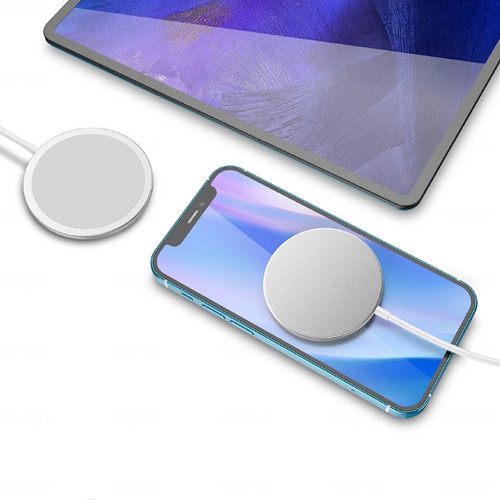 2 Piezas Cargador Magnetico Para Magsafe Para iPhone Color Blanco