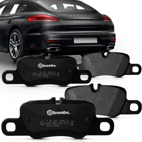 Jogo Pastilha Freio Tras Panamera 970 Turbo 09 16 Low Metal