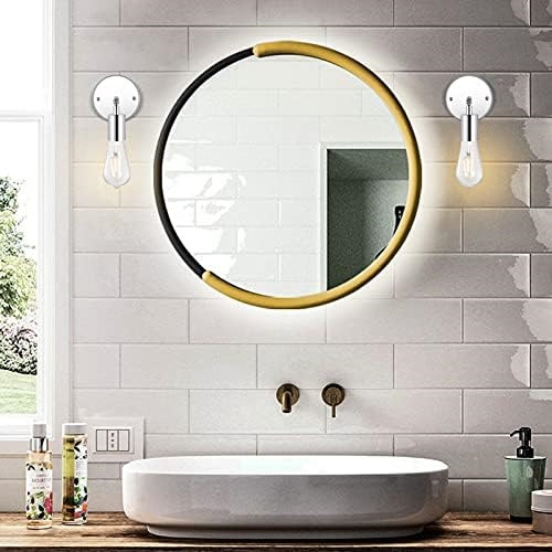 Baoden 1 Juego De Apliques De Pared Para Baño De 2 Lámparas