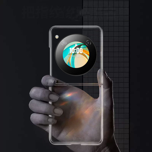 Funda For Zte Nubia Flip 5g Cáscara Dura Transparente A