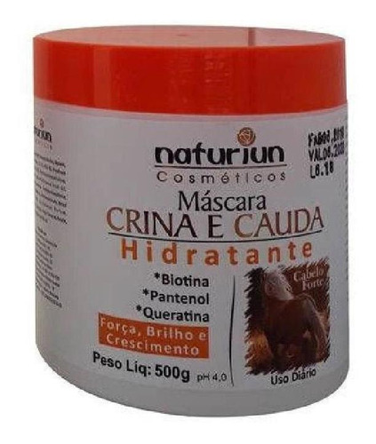 Naturiun Crina E Cauda Máscara Hidratante 500g