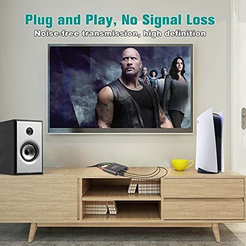 Convertidor Audio Digital Optico Coaxial Control Volumen
