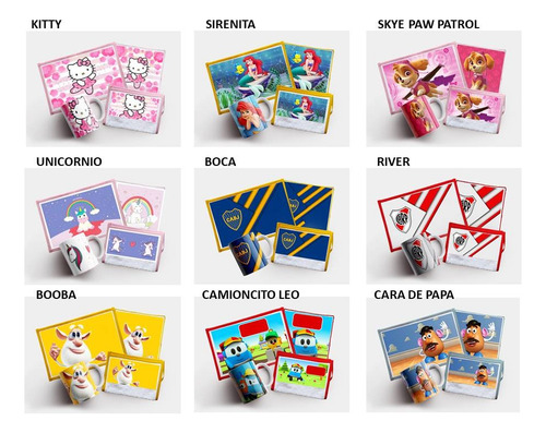 Set De Jardin Personalizado - 4 Piezas - Bob Esp. 2 Celeste