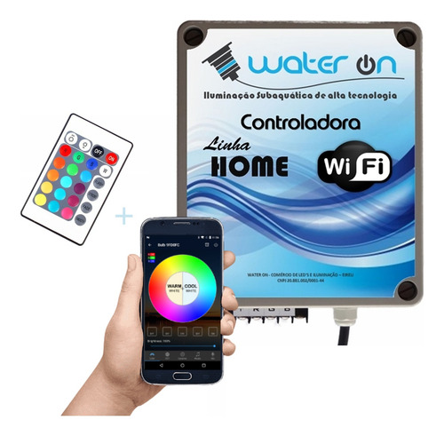 Controladora Home Smart Wifi 360w - Iluminação Piscina 127/220v