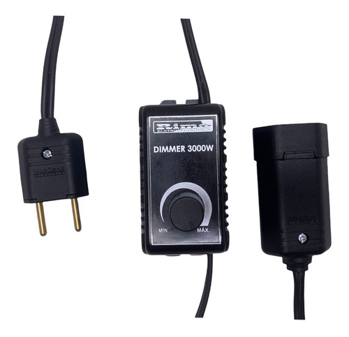 Kit Dimmer Dimer Controlador Com Rabicho E Tomada