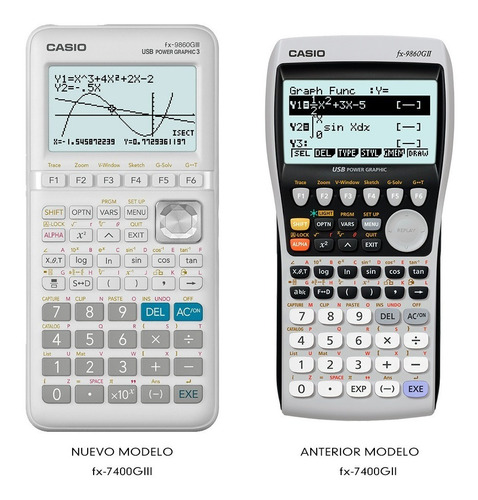 Imagen 3 de 6 de Graficadora Casio Fx-9860g3 Gris Con 2900 Funciones Para Ib
