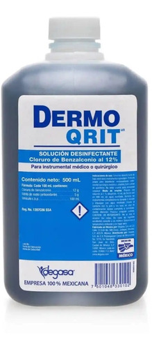 Dermo Solución Desinfectante Uso Dental Tatto Podologi 500ml