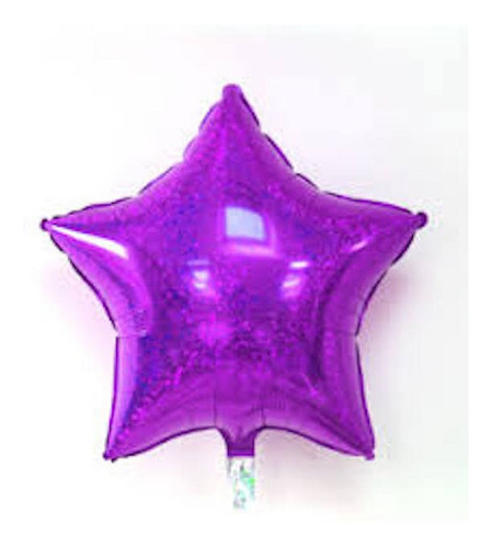 Globos Metalizados Estrella 45cm 18 Holografica Iridiscente