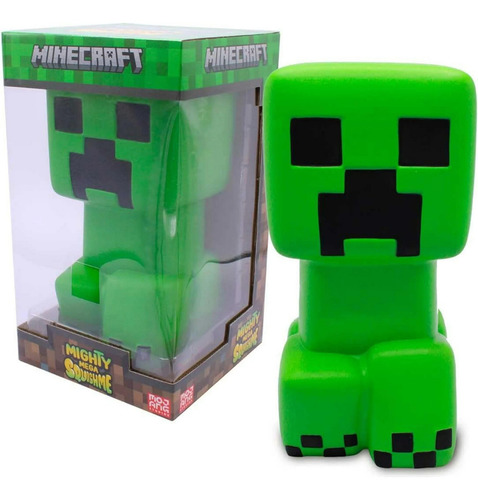 Minecraft Mighty Mega Squishy Edicion Especial Divertido Verde