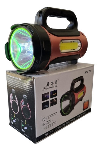 Linterna Led Largo Alcance Recargable Usb 600mts 6 Funciones