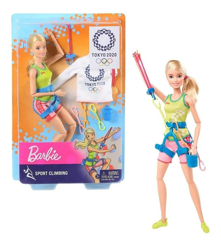 Barbie Olimpiadas Tokio 2020, Barbie Escalada Deportiva. 