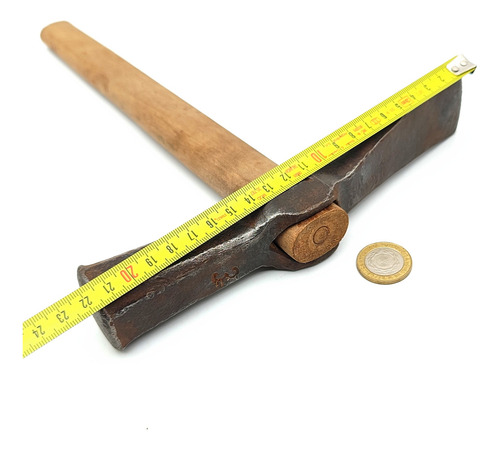 Martillo Piqueta Antigua Acero Mango Madera - Herramienta (Usado)