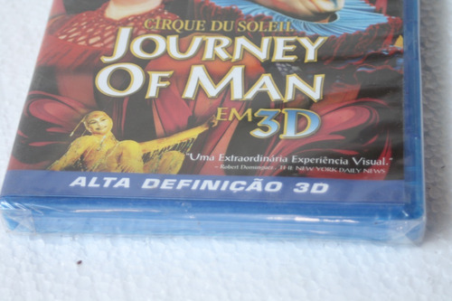 Blu-ray Cirque Du Soleil Journey Of Man 3d (Usado)