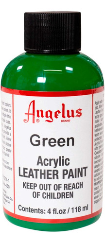 Pintura Acrílica Angelus 4 Oz ( 1 Pieza ) Color Green