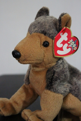 Peluche Ty Perro Lobo Sarge De 17cm De Coleccion 2000