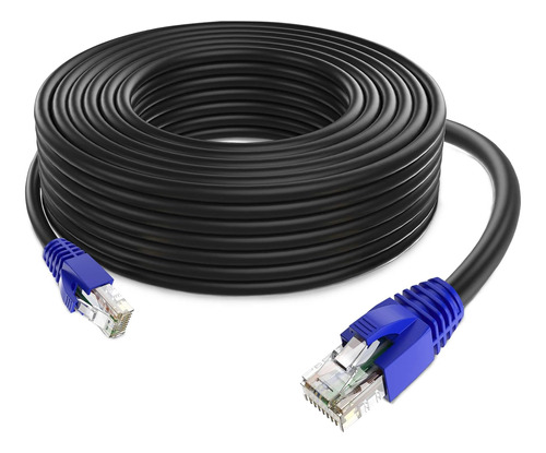 Qnecs Cat6 Cable Ethernet Para Exteriores 550 Mhz Cable De R