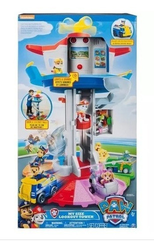 Paw Patrol Torre De Control Gigante 75cm Original / Tuttis