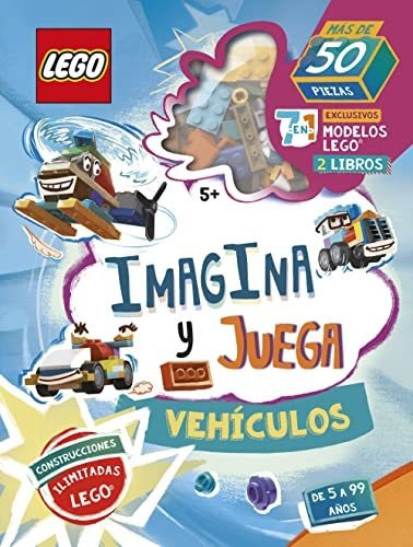 Lego Iconic. Imagina Y Juega. Vehículos: Incluye Dos Libros 