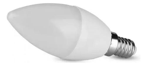 Pack 6 Ampolletas Led 6w Luz Fría Tipo Vela
