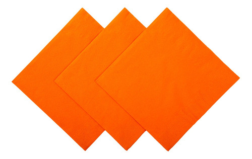 Orange Beverage Napkin, Package Of 200