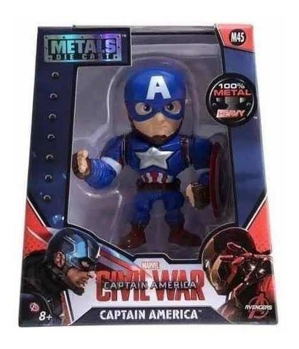 Capitán America Metals Die Cast Envío Gratis