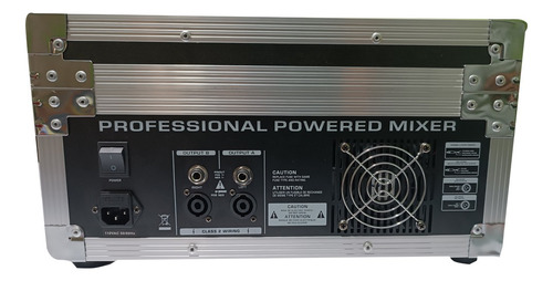 Mezcladora Amplificada Bluetooth Powered Mixer Model Rr8-750