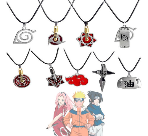 Collar Naruto Akatzuki Hidan Collares Mixtos Cosplay Anime Color Modelo 5