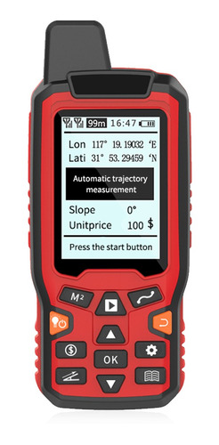 Medidor Land Tracker Gps Terrestres Medir Área Distancia Nav