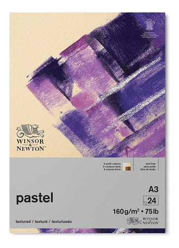 Winsor & Newton Block Pastel A3  Colores Calidos 160g 24hs 