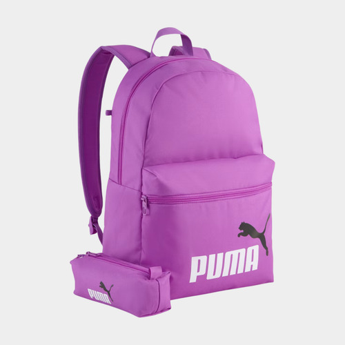 Conjunto de mochilas Puma Phase — design de tecido liso de cor índigo 9119105
