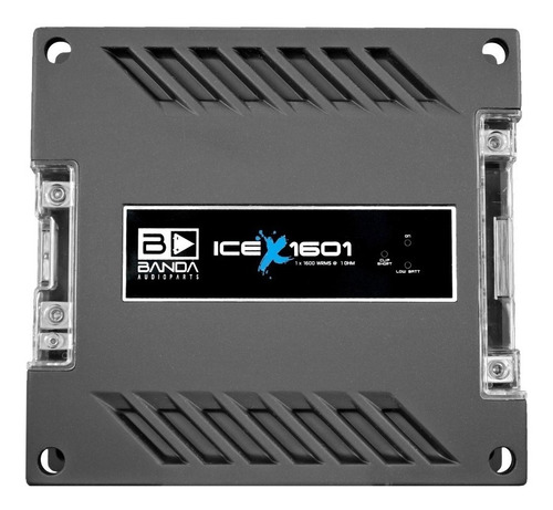 Módulo Amplificador Banda Ice X 1601 1 Ohm 1600 Rms 1 Canal