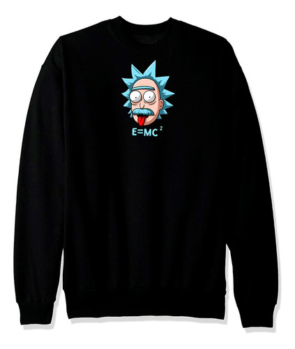 Moletom Rick And Morty Geek Serie Suéter De Frio Gola Careca