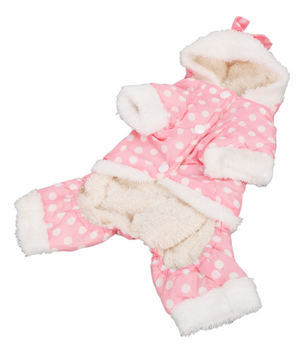 Chaqueta Cálida Con Capucha Para Perro, Abrigo De Invierno E