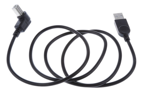 . Cable De Impresora De Ángulo Izquierdo 90 Usb2.0 Macho A