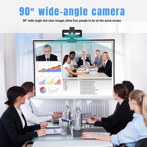Webcam 1080p Con Micrófono Usb Cámara Portátil De Escritorio