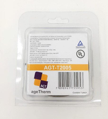Imagem 2 de 3 de Termostato Brastemp Consul 350/360/370/390/470l Tsv2005-01p