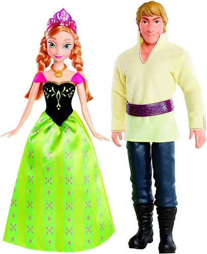Muñecos Frozen - Anna Y Kristoff - Mattel Disney Original Jp