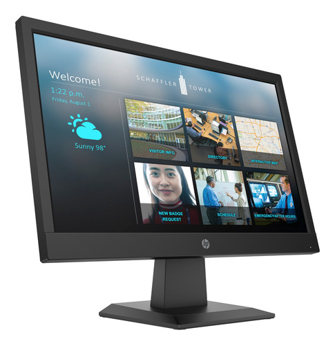 Imagen 2 de 3 de Monitor HP P19b G4 led 18.5" negro 100V/240V
