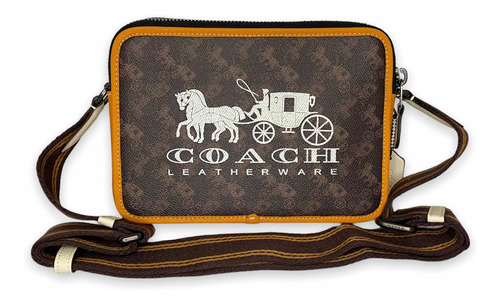 Mariconera Bandolera Coach, Horse And Carriage, Original.