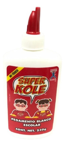 Paquete De 3 Pegamentos Blanco Super Kole Liquido 230g