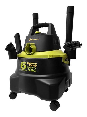 Imagen 2 de 2 de Aspiradora De tacho Koblenz WD-6K2 6 gal negra y verde 120V
