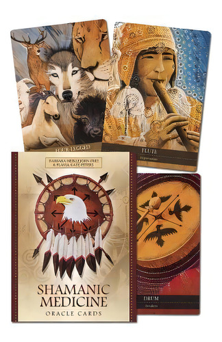 Shamanic Medicine Oracle Cards, De Barbara Meiklejohn-free. Editorial Llewellyn Publications En Inglés