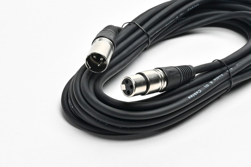 Cable Profesional Pro Audio Canon Xlr 7,6 Mts Negro