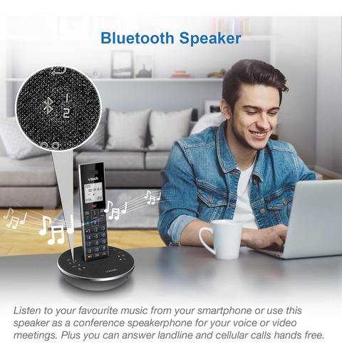 Vtech Ls6381-2 Altavoz Bluetooth Con Cancelación De Eco, ...