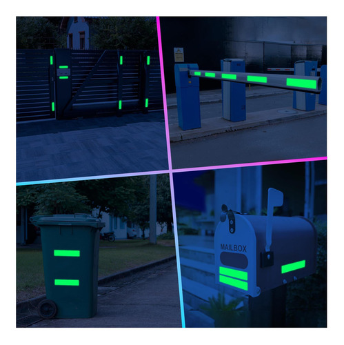 Pegatinas Reflectantes De Telar Para El Casco | 6pcs Prisma
