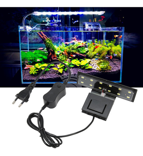 Clipe De Aquário Light Aquarium On Led Mini Super Bright Whi