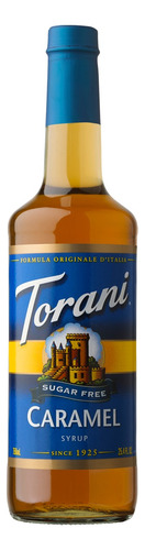 Syrup Torani Café Cocktail Caramelo Sin Azucar 750 Ml