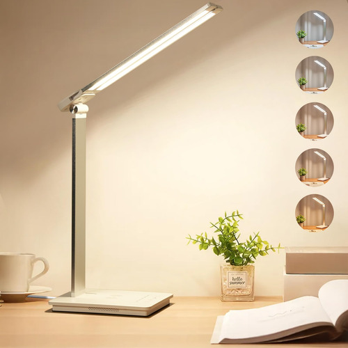 Lámpara De Escritorio Led Luz Con Protección Ocular 5 Brillo