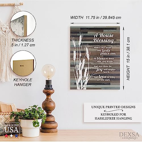 Placa De Madera Rústica De Bendición De Casa Ojo ...